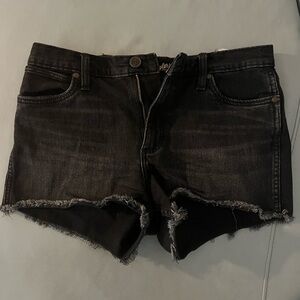 Womens wrangler black Jean shorts size 31